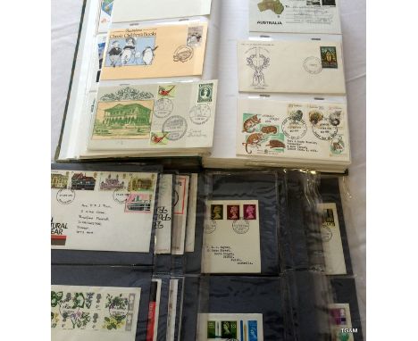 A collection of First Day Covers and stamps