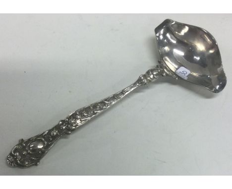 A good silver ladle bearing import marks. Sheffield 1901. Approx. 62 grams. Est. £100 - £150.