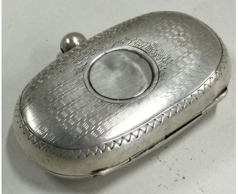 An engine turned double sovereign case. Approx. 29 grams. Est. £30 - £50.