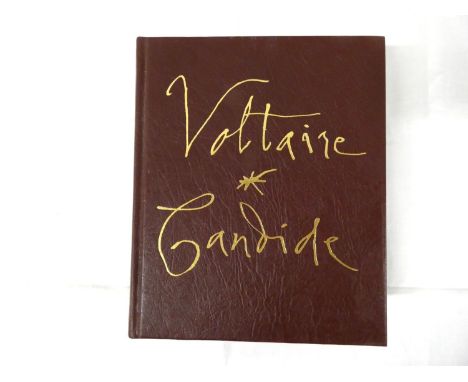 Folio Society.   Voltaire, Candide or Optimism. Ltd. ed. 312/1000 signed by the illustrator, Quentin Blake. Illus. Quarto. Br