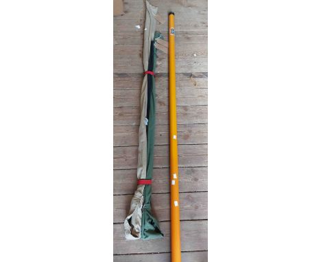 A Diawa 8ft fly rod, a Westly Rods of Black Awto 9ft light coarse rod and a Clive Gammon bass rod by Davenport &amp; Fordham,