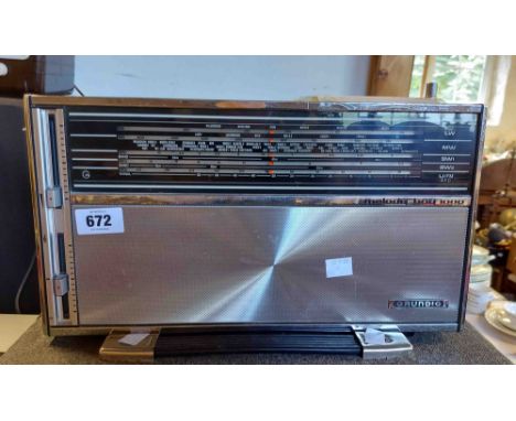 A vintage Grundig Melody Boy 1000 portable transistor radio