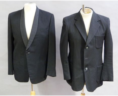 An Austin Reed dinner jacket, together with a black wool jacket with patch pockets 
