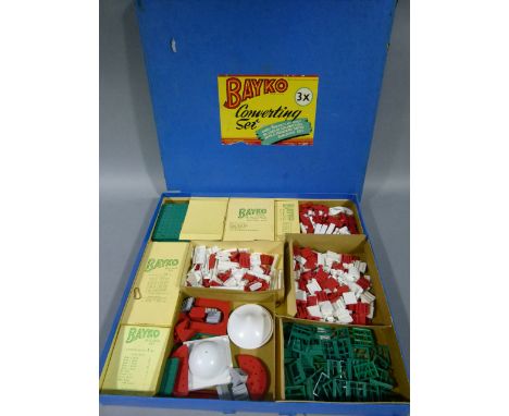 Bayko - Converting set, 3 X, original box, 41cm wide 