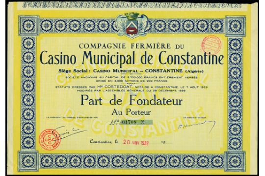 Fermiere du casino municipal de having a casino night
