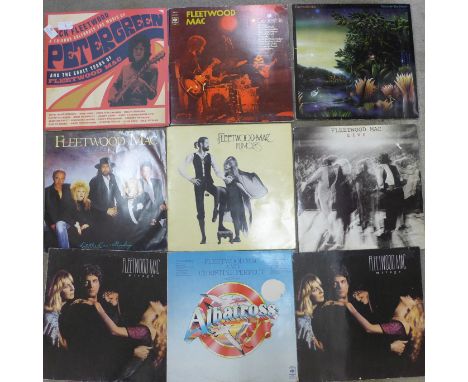 Fleetwood Mac, Mick Fleetwood and Friends Celebrate The Music of Peter Green LP record and seven other LP records and a 12" s