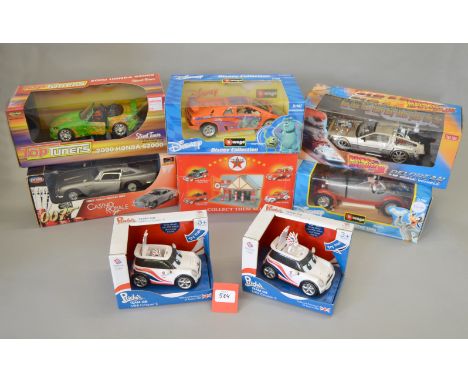 8 x modern boxed die-casts by Bburago, Sun Star and others, mostly GB
