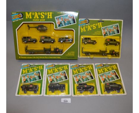 A selection of boxed and carded Kidco Tough Wheels diecast models related to the TV series 'M*A*S*H' including four  individu