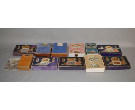 Six boxed vintage  'G.W.R.' Jig-saw Puzzles manufactured by the Chad Valley Company in 'book' style cardboard packaging, vari
