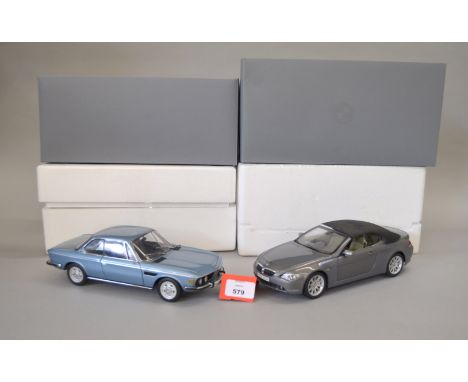 2 x 1/18th Scale BMW Promo models by Kyoshu or similar VG/ Mint Boxed