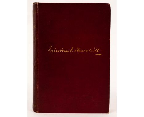 Churchill, Sir Winston Spencer. Liberalism and the Social Problem,First Edition, 1909. 8vo., orig. red cloth gilt (spine scuf