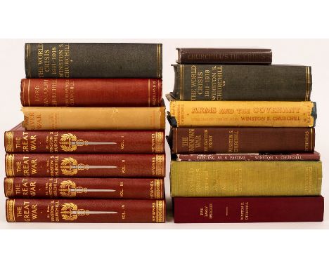 Churchill, Sir Winston Spencer. Arms and the Covenant Speeches, Compiled by Randolph Spencer Churchill, First Edition, 1938. 
