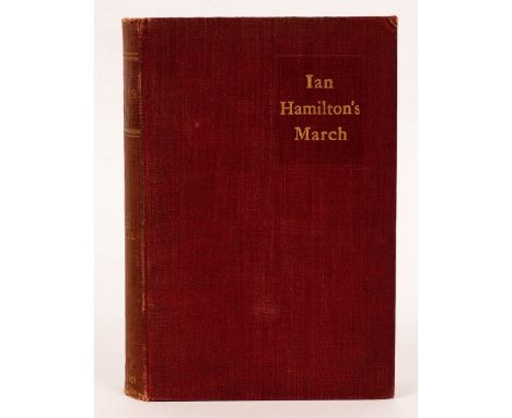 Churchill, Sir Winston Spencer. Ian Hamilton's March, First Edition, 1906. Orig. red cloth gilt (spine slightly faded). Portr
