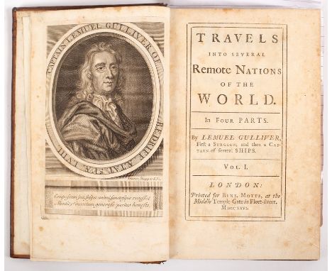 Swift (J) Travels into Several Remote Nations of the World, vol. 1 first edition, vol. 2 second edition, 1726; Political Trac