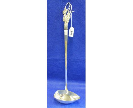 W.M.F. silver plate acorn and oak leaf decorated punch ladle, impressed marks.