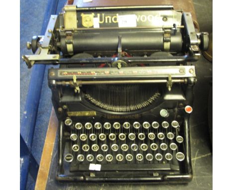 Vintage Underwood typewriter.