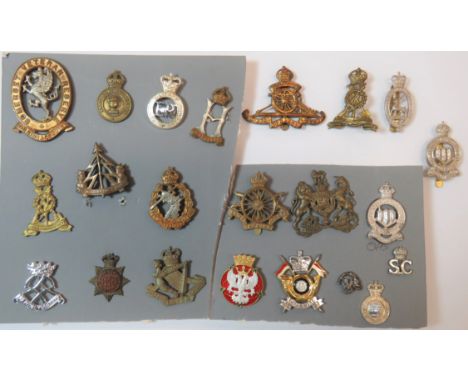 Yeomanry and Corps Cap Badgesincluding white metal KC Northumberland Hussars ... White metal QC Hertfordshire Yeomanry ... Wh