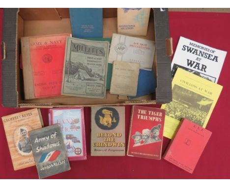 Quantity Of Various Books Including 1950's Examplesincluding F.A.N.Y. Invicta ... Army Of Shadows ... Geoffrey Keys VC Of The
