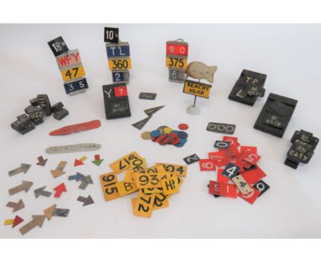 Good Selection of Aircraft Plotting Markersincluding 3 x alloy plotting stands ... 4 x various wooden plotting stands ... Var