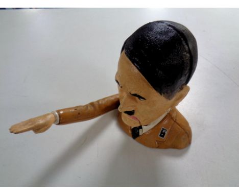 A cast iron novelty nutcracker - Hitler 