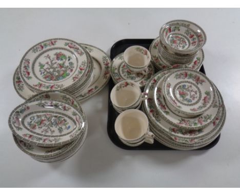 A Johnson Brothers Indian Tree tea and dinner service 