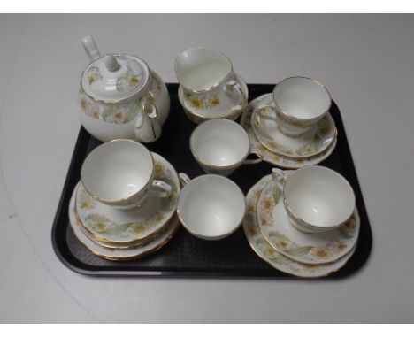 A twenty piece Duchess Greensleeves bone china tea service 
