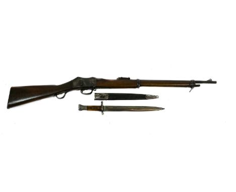 FIREARMS CERTIFICATE REQUIRED FOR THIS LOTA Martini Action .303 Service Carbine, the 64.5cm barrel with ramp fore sight and h