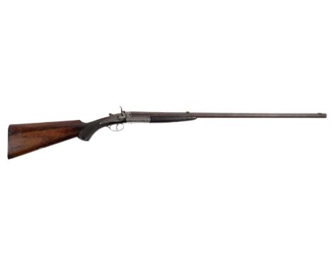 An Early 20th Century Holland and Holland .300 Calibre Hammer Action Rook Rifle, no visible numbers, the 71cm octagonal steel