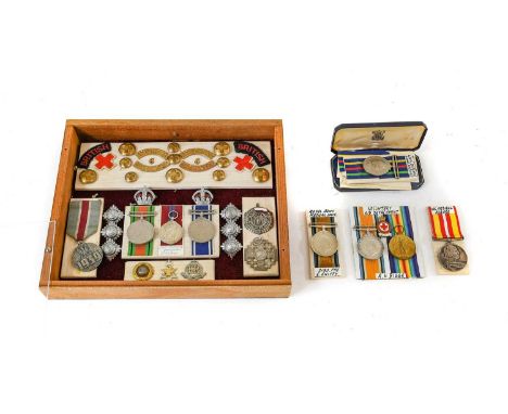 A First World War Pair, comprising British War Medal and Victory Medal, awarded to R.H.BRIGGS. V.A.D., with a QEII enamelled 