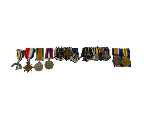 A First World War Pair, comprising British War Medal and Victory Medal, to 80900 PTE.F.J.HARRIS, L'POOL R.; a 1914-15 Star, t