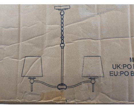A Marks and Spencer's boxed ceiling light (unchecked), shipping unavailable