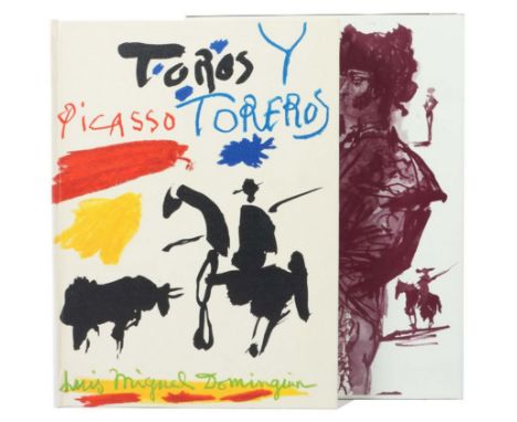 Picasso, Pablo &amp; Dominguin, Luis MiguelToros y Toreros, Köln, DuMont, 1980, mit zahlr. tls. farb. Illustr. von Picasso, f