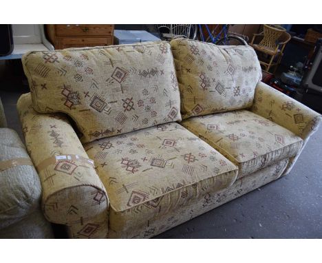 Killim style patterned two seater sofa bed 