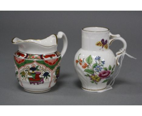 TWO MODERN ROYAL WORCESTER COLLECTORS JUGS, 'Ring-Neck Jug' and 'Cream Jug' (2)