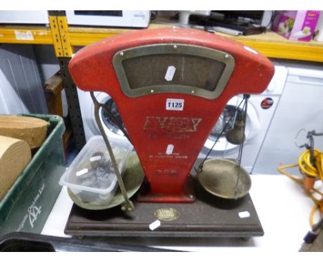 VINTAGE AVERY SCALES, and weights