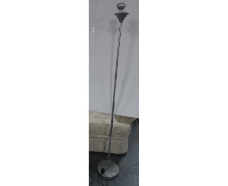 Tall metal standing lamp 