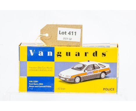 Manufacturer  - Vanguards | Description - Ford Sierra XR4i - Devon and Cornwall Police | Stock Code - VA12201 | Notes - None|