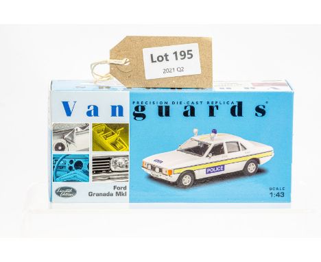 Manufacturer  - Vanguards | Description - Ford Granada MKI 3.0 - Essex Police | Stock Code - VA05207 | Notes - None| Scale - 