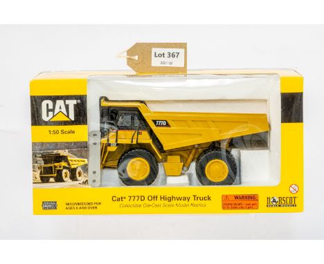 Manufacturer  - Norscott | Description - CAT 777D Off Highway Truck | Stock Code - 55104 | Notes - None| Scale - 1:50 | Certi