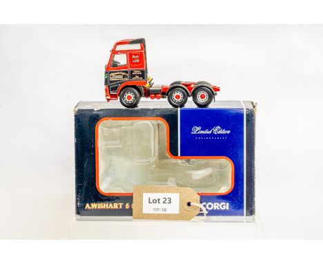 Manufacturer  - Corgi | Description - Volvo FH Globetrotter Tractor Unit - Andrew Wishart &amp; Sons LTD | Stock Code - CC124