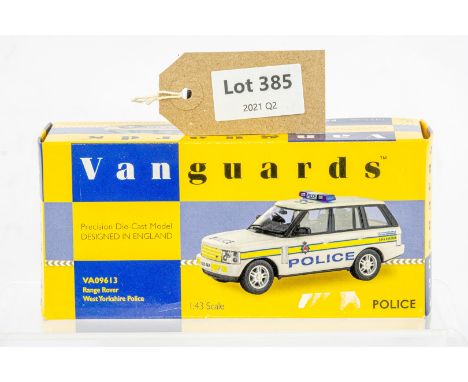 Manufacturer  - Vanguards | Description - Range Rover - West Yorkshire Police | Stock Code - VA09613 | Notes - None| Scale - 