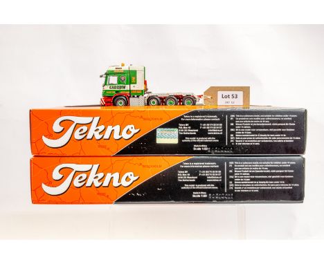 Manufacturer  - Tekno | Description - Mercedes-Benz Actros L With Goldhofer Trailer - Cadzow | Stock Code - 63381 | Notes - N