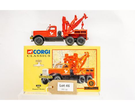 Manufacturer  - Corgi | Description - Diamond T Wrecker - BRS | Stock Code - 55604 | Notes - None| Scale - 1:50 | Certificate