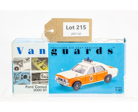 Manufacturer  - Vanguards | Description - Ford Consul 3000 GT - Lancashire Constabulary | Stock Code - VA55000 | Notes - None