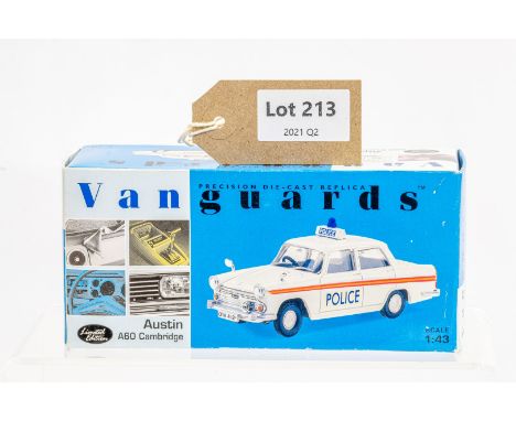 Manufacturer  - Vanguards | Description - Austin A60 Cambridge -  Sussex Police | Stock Code - VA44001 | Notes - None| Scale 