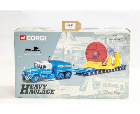 Manufacturer  - Corgi | Description - Econofreight Heavy Transport LTD Scammell Contractor with Nicolas Bogie Trailer &amp; S