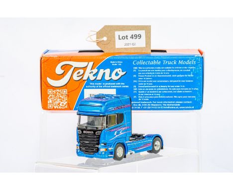 Manufacturer  - Tekno | Description - Scania Blue Stream | Stock Code - 67629 | Notes - None| Scale - 1:50 | Certificate - No