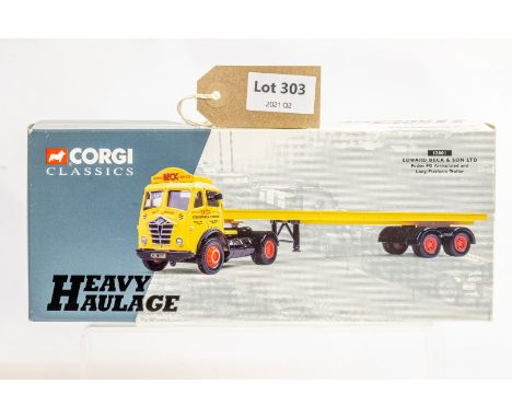 Manufacturer  - Corgi | Description - Foden FG Articulated and Long Platform Trailer - Edward Beck &amp; Son Ltd | Stock Code