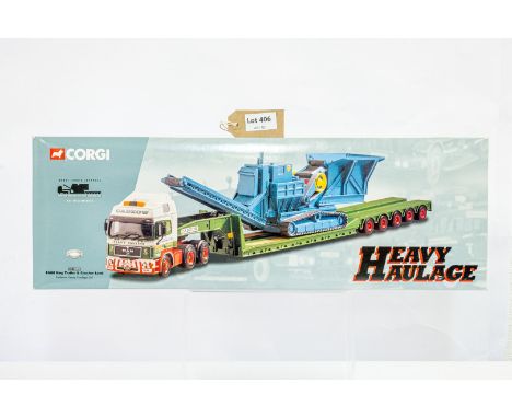 Manufacturer  - Corgi | Description - Cadzow Heavy Haulage MAN King Trailer &amp; Crusher Load | Stock Code - CC12002 | Notes