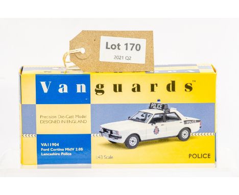 Manufacturer  - Vanguards | Description - Ford Cortina MKIV 2.0s - Lancashire Police | Stock Code - VA11904 | Notes - None| S